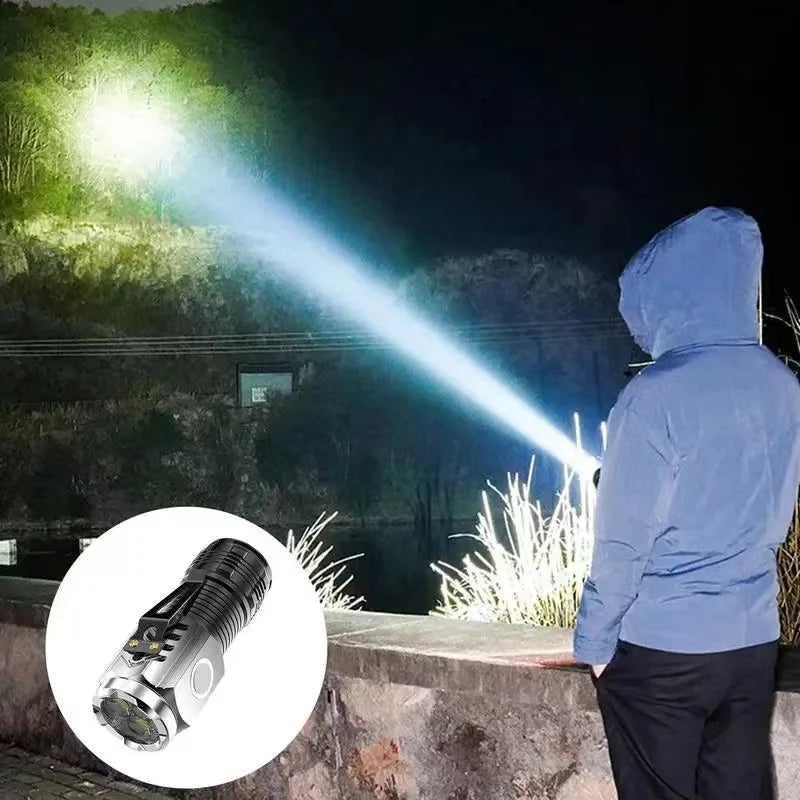 Rechargeable Multi-Function LED Flashlight