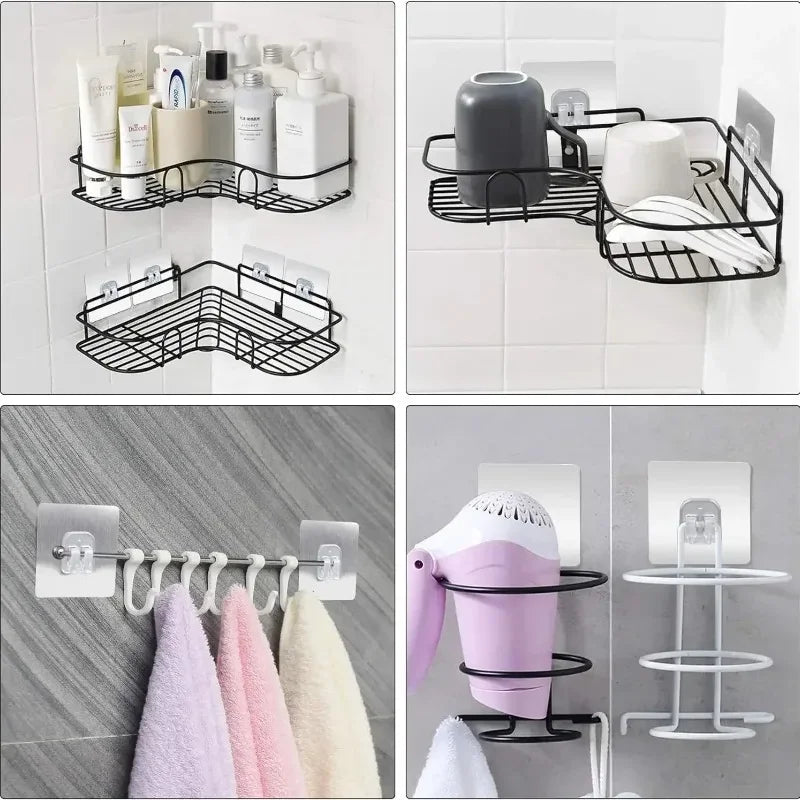 Transparent Self-Adhesive Wall Hooks (Multi-Pack)