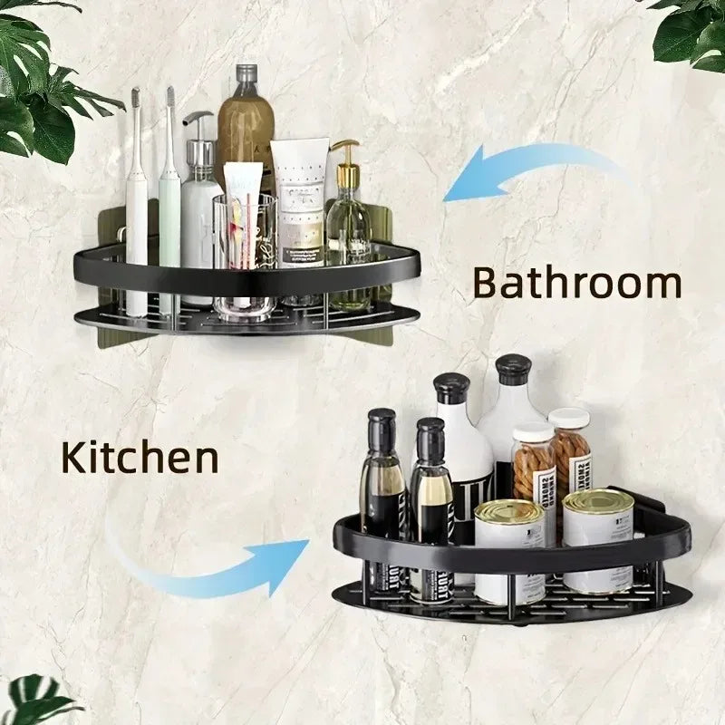 Drill-Free Bathroom Shower Shelf