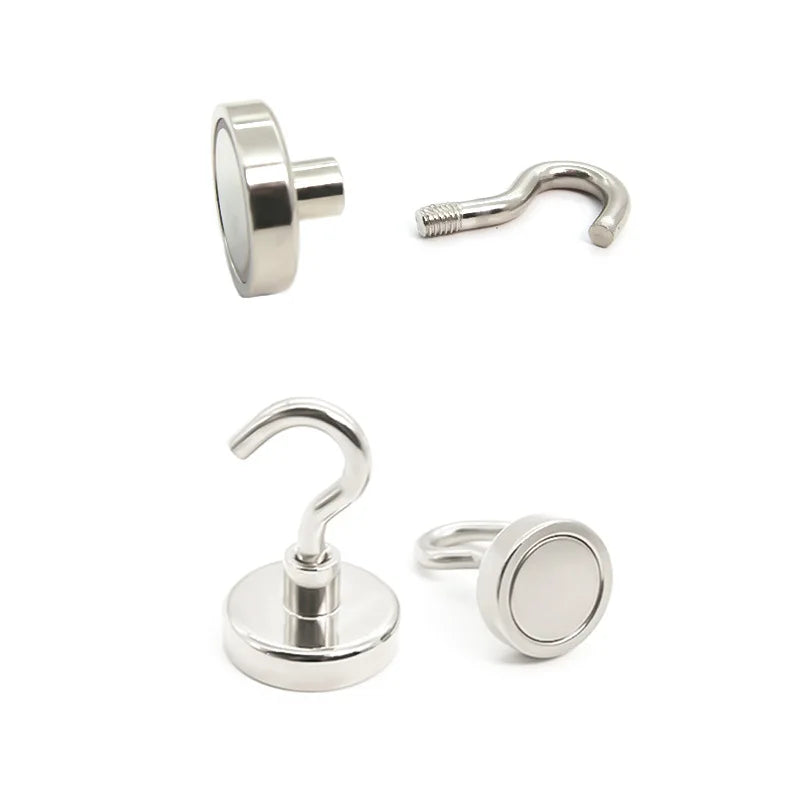 Strong Magnet Multi-Purpose Storage Hooks (10-Pack)