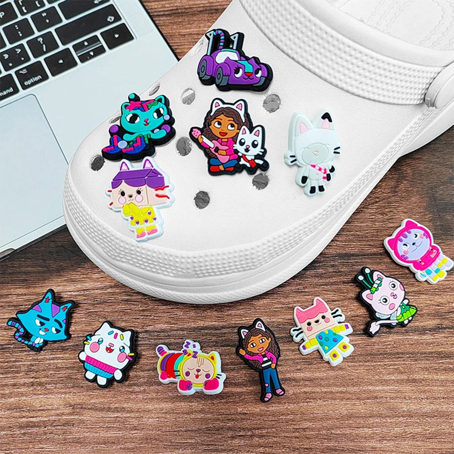 Cartoon Shoe Charms Decoration Set (12-Pack)