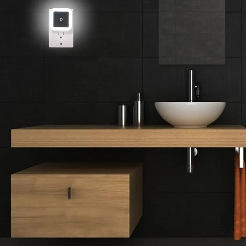 Plug in Night Light Intelligent Sensor Sunrise To Sunset Sensor LED Light Suitable for Kitchen Bathroom Bedroom Corridor