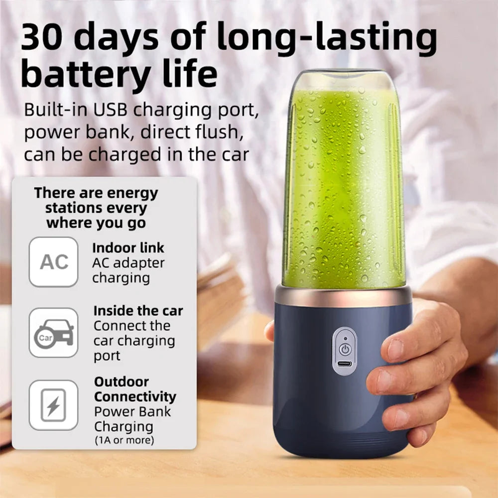 6-Blade Portable Juicer Cup