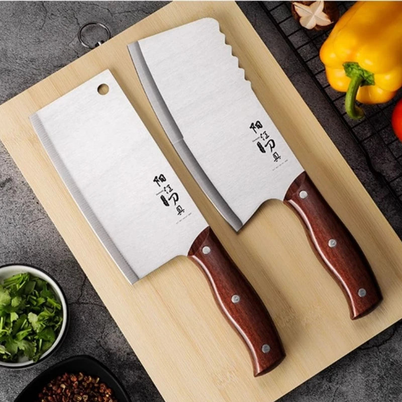 Ultra-Sharp Stainless Steel Kitchen Knife Set – Chef, Slicing & Boning