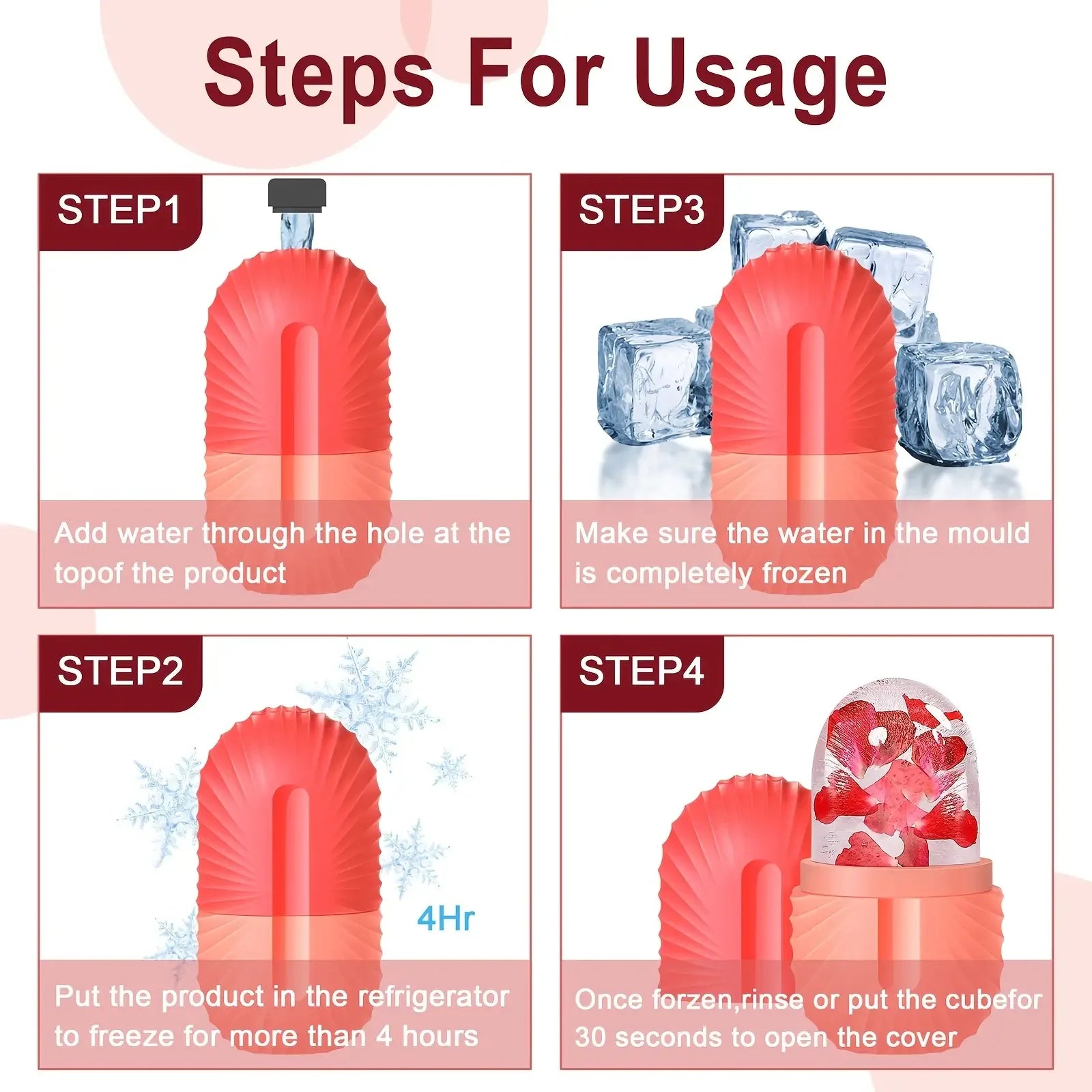 Ice Face Roller Skincare Set